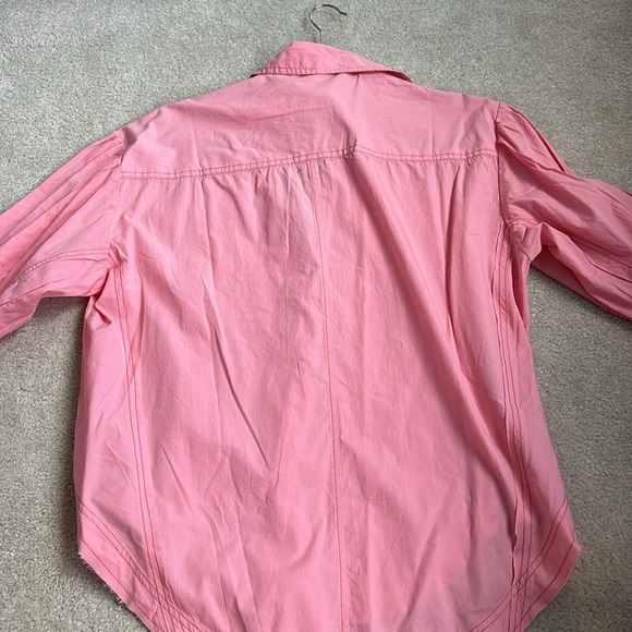 Free people pink button down - Picture 3 of 4